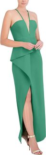 Платье Stretch Double Face Crepe BCBGMAXAZRIA, цвет Malachite