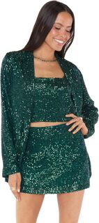 Танцевальный пиджак Show Me Your Mumu, цвет Emerald Sequins