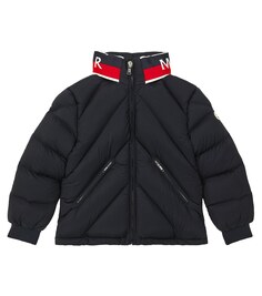 Виктор пуховик Moncler Enfant, синий