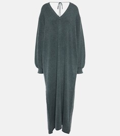 Платье макси n°259 sheba из кашемира Extreme Cashmere, серый