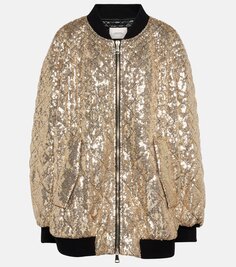 Куртка с блестками и блестками Dorothee Schumacher, золото