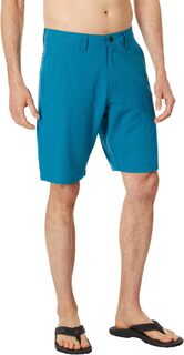 Гибридные шорты Frickin Cross Shred Slub 20 дюймов Volcom, цвет Ocean Teal