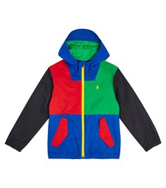 Куртка portland с цветными блоками Polo Ralph Lauren Kids, мультиколор