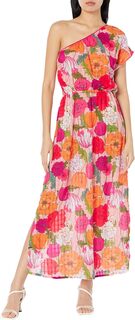 Платье Sunny Bloom One Shoulder Maxi Trina Turk, мульти
