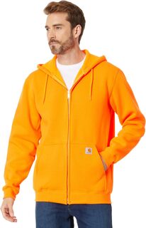 Толстовка MW с капюшоном на молнии спереди Carhartt, цвет Brite Orange