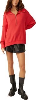 Толстовка Walk Away Tunic Free People, цвет Red Racer