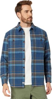 Рубашка Lower Ridge Long Sleeve Flannel Quiksilver, цвет Ensign Blue Lower Ridge