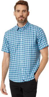 Рубашка Dameron без морщин с короткими рукавами UNTUCKit, цвет Bright Blue