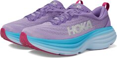 Кроссовки Bondi 8 Hoka, цвет Chalk Violet/Pastel Lilac