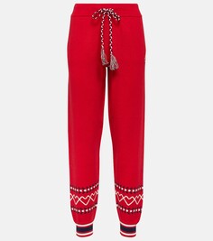 Трикотажные хлопковые спортивные брюки monterosa jojo The Upside, красный