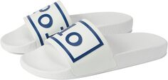 Сандалии Polo Slide Sandal Polo Ralph Lauren, цвет White/Light Navy Polo