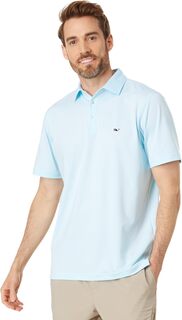 Рубашка-поло St. Jean Stripe Sankaty Polo Vineyard Vines, цвет White Cap/Bora Blue