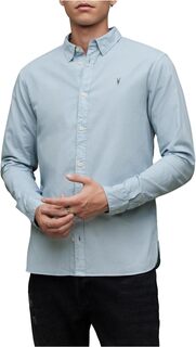 Рубашка с длинным рукавом Hawthorne AllSaints, цвет Chilled Blue