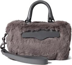 Сумка MAB Bittie Faux Fur Crossbody Rebecca Minkoff, цвет Anthracite