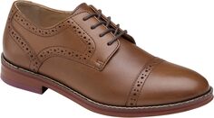 Оксфорды Conard Cap Toe Johnston &amp; Murphy, цвет Tan Full Grain