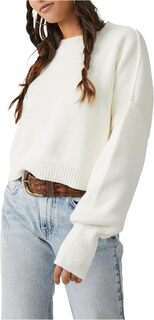 Укороченный пуловер Easy Street Free People, цвет Moonglow