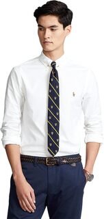 Рубашка из оксфорда приталенного кроя стрейч Polo Ralph Lauren, цвет Bsr White