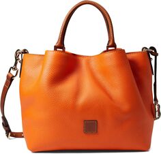 Сумка Pebble II Barlow Dooney &amp; Bourke, цвет Clementine