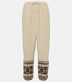 Спортивные брюки из джерси с принтом Polo Ralph Lauren, белый