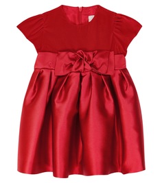 Детское платье с бантиком Il Gufo, красный