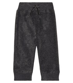 Флисовые спортивные штаны baby bambo Bonpoint, серый