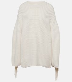 Кашемировый свитер hilma с бахромой Lisa Yang, нейтральный