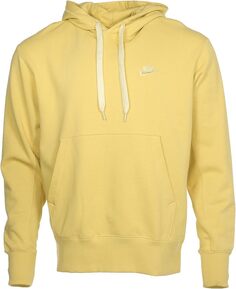 Спортивная одежда Классическая толстовка с капюшоном Nike, цвет Saturn Gold/Lemon Drop