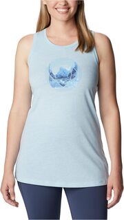 Майка Bluff Mesa Tank Top Columbia, цвет Spring Blue Heather/Mindful Meditation Graphic