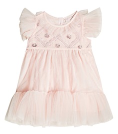 Декорированное платье baby penelope Tutu Du Monde, розовый