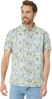 Рубашка Minds Eye Eco Short Sleeve Woven VISSLA, цвет Jade