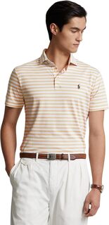 Рубашка-поло Classic Fit Soft Cotton Polo Shirt Polo Ralph Lauren, цвет Beige/White