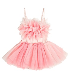Платье-пачка baby bébé с лепестками страсти Tutu Du Monde, розовый