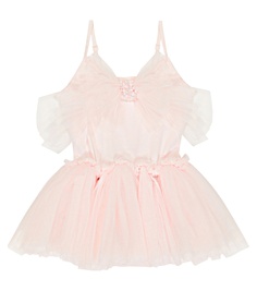 Мини-платье baby kiss из хлопкового тюля Tutu Du Monde, розовый