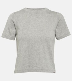N°267 футболка из хлопка и кашемира tina Extreme Cashmere, серый