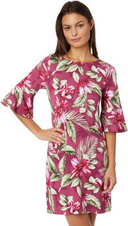 Платье с рукавами Darcy Coastal и лепестками Tommy Bahama, цвет Rhododendron