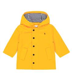 Детская куртка из смесового хлопка Polo Ralph Lauren Kids, желтый