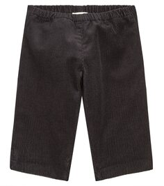 Детские хлопковые брюки x khaite Bonpoint, черный