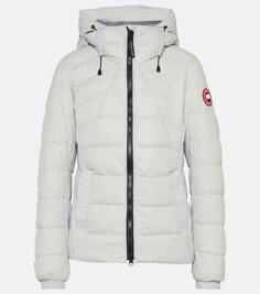 Пуховик abbott Canada Goose, серебро