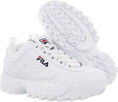 Кроссовки Disruptor II Fila, цвет White/Peacoat/Virtual Red