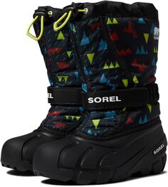 Зимние ботинки Flurry Print SOREL, цвет Black/Black