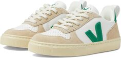 Кроссовки Small V-10 L Chromefree VEJA, цвет Extra/White/Emeraude/Almond