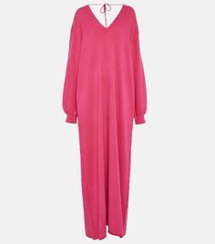 Платье макси n°259 sheba из кашемира Extreme Cashmere, розовый