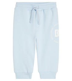 Спортивные брюки из хлопкового джерси baby dg Dolce&amp;Gabbana Kids, синий