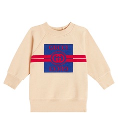 Толстовка из джерси baby interlocking g Gucci Kids, мультиколор