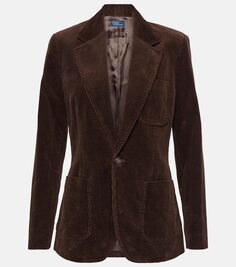 Вельветовый пиджак Polo Ralph Lauren, коричневый