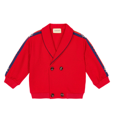 Детская куртка из жаккардового джерси x the jetsons Gucci Kids, красный