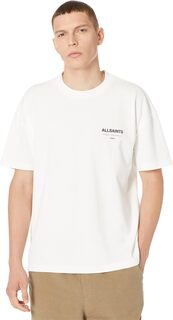 Кофта с короткими рукавами Underground AllSaints, цвет Ashen White 1