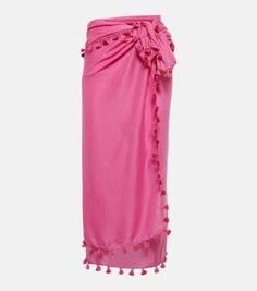 Пляжное платье с помпоном Melissa Odabash, розовый