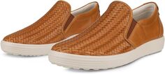 Кроссовки Soft 7 Woven Slip-On II ECCO, цвет Lion