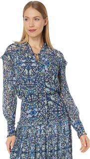 Платье Florrei Swing Blouse with Ruffle Detail and Neck Tie Ted Baker, цвет Mid Blue